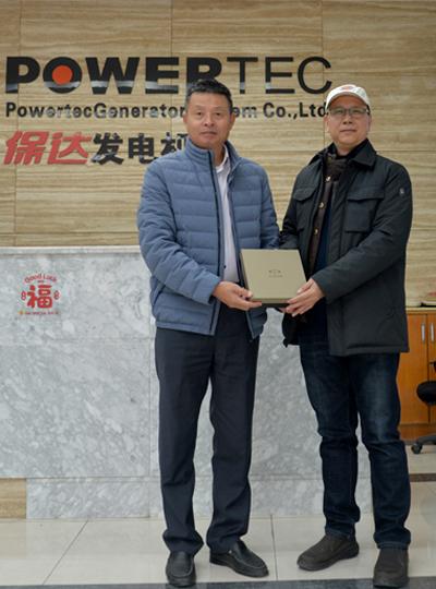 梁介福（廣東）藥業(yè)有限公司一行蒞臨保達見證發(fā)電機組出廠測試驗收